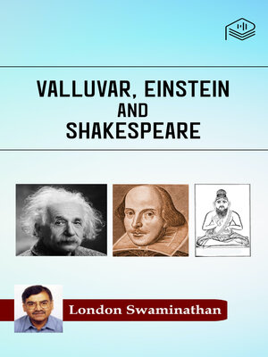 cover image of Valluvar, Einstein And Shakespeare